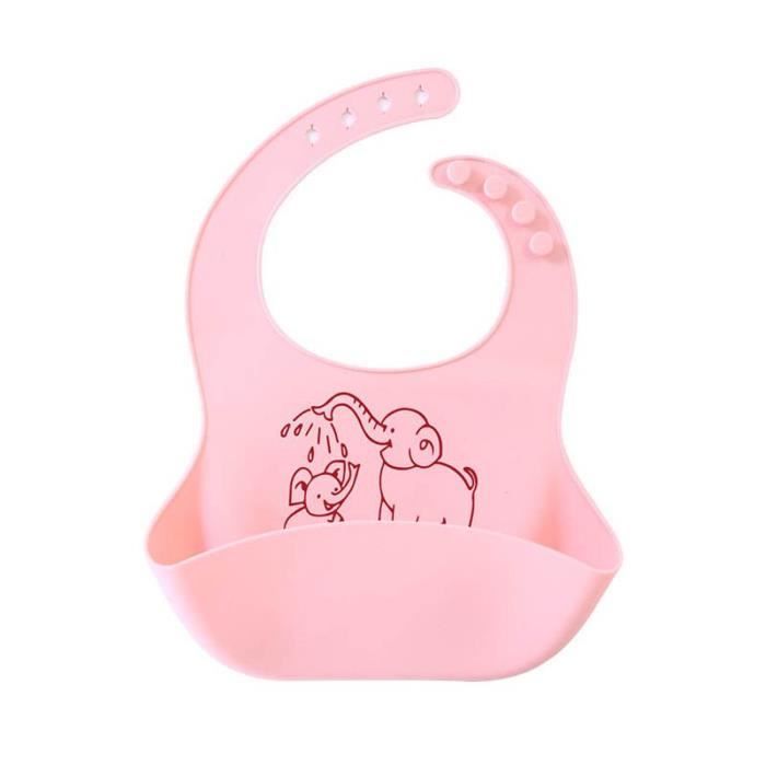 2 Bavoirs Bébé En Coton Bio DHWEKU - Absorbants, Lavables, Réglables - Pour Nourrissons 0-24 Mois - 9