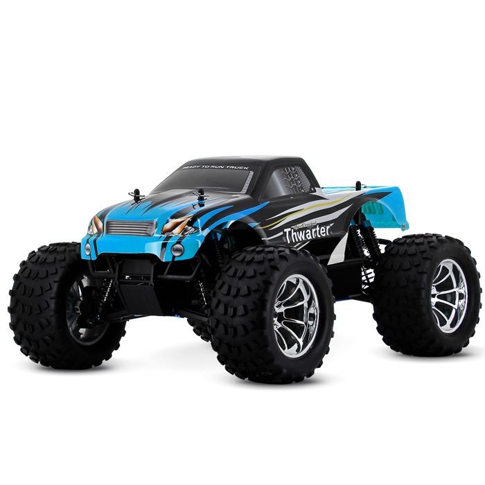 Voiture RC Thermique Tout Terrain Monster Truck Nitro Thwarter BL 3cc 4x4 1/10ème