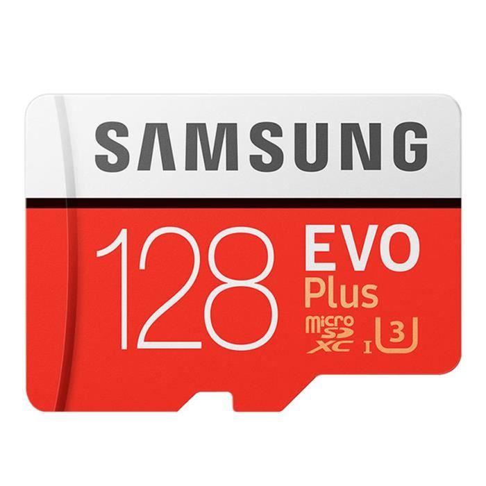 Carte mémoire Carte de stockage TF Card Micro SD Card 128GB Pour Samsung EVO Plus 4K