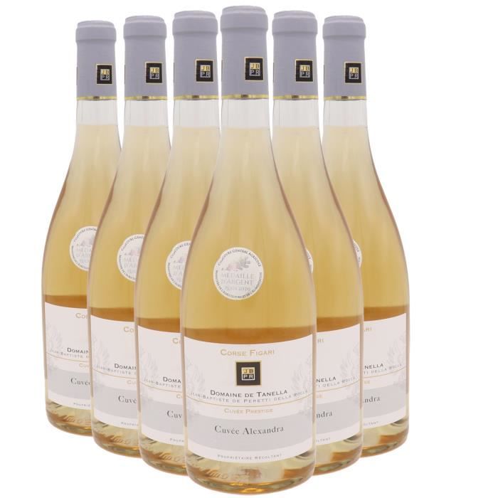 Corse Figari Cuvée Prestige Cuvée Alexandra Rosé 2021 - Lot de 6x75cl - Domaine de Tanella - Vin AOC Rosé de Corse