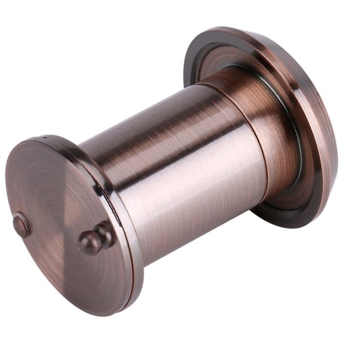 Visionneuse de Porte Judas pour Porte D'entrée Sécurité Grand Angle de 220 Degrés avec Cache de Protection de Haute Résistance(Re