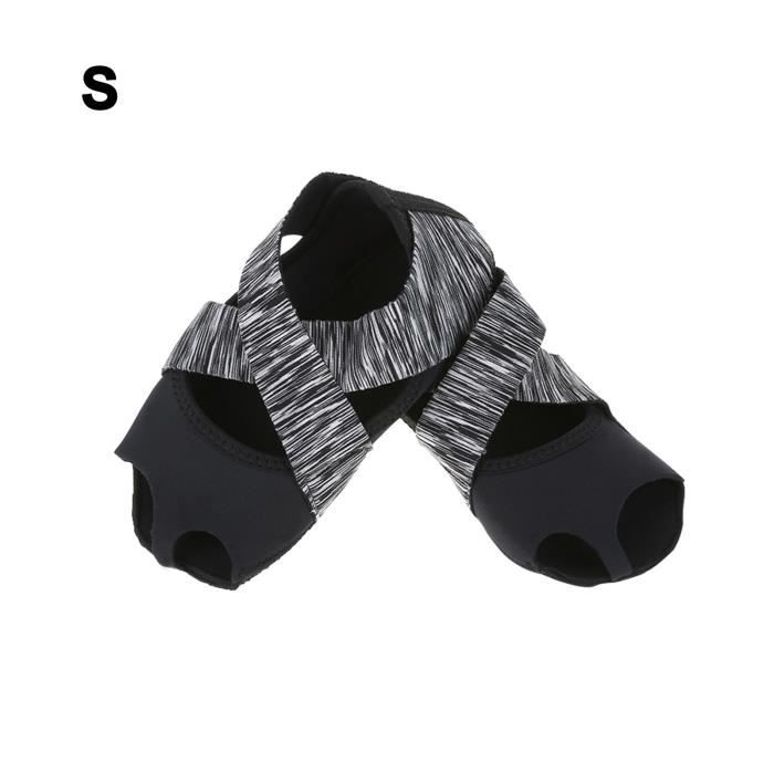YOSOO chaussures de yoga antidérapantes Chaussures d'entraînement de danse pour femmes Yoga Pilates Antidérapantes Barre Soft