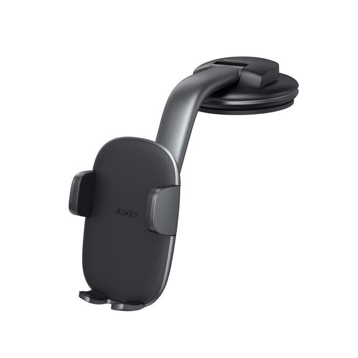 AUKEY Support Téléphone Voiture, Support Voiture Auto Universel Ventouse Réglable Support et Un Bouton de Libération HD-C50
