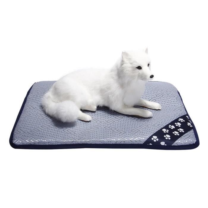 Tapis de Refroidissement Chien Tapis Rafraichissant Chien Confort Matelas Chien Été Haute Qualité et la Maille Respirante (69*47*3cm