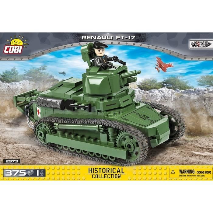 Renault Petite armée - FT-17 - 375 pièces, 1 figurine Cobi