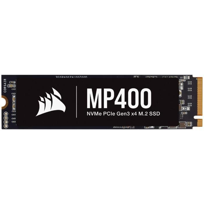 Corsair Disque SSD MP400 - 4TB Gen3 PCIe x4 NVMe M.2 (CSSD-F4000GBMP400R2)