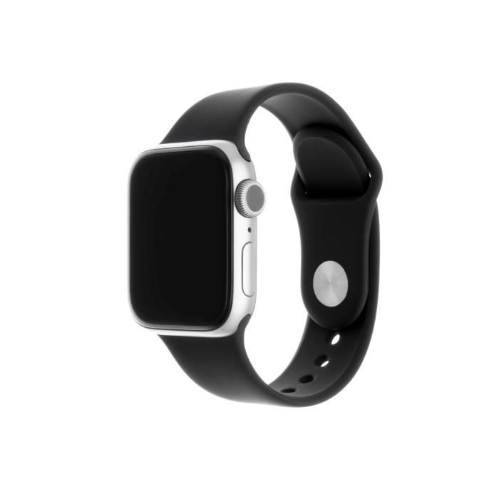 Jeu de bracelets en silicone FIXED Bracelet en silicone pour Apple Watch 38-40-41 mm, noir
