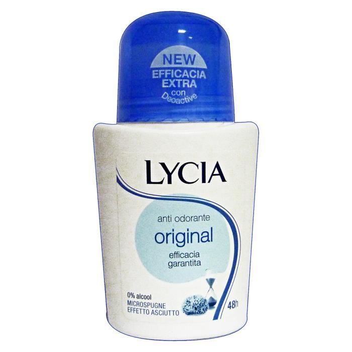 LYCIA Déodorant Roll-On Neutre 50 Ml. - Déodorant féminin et unisexe