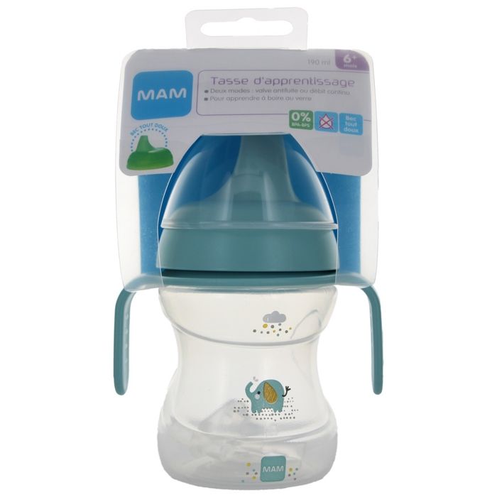 MAM Repas Tasse d'Aprentissage +6m Mouton Vert 190ml