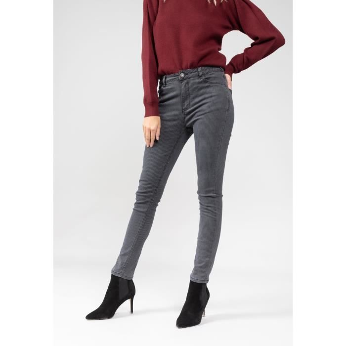 Pantalon jeans femme Deeluxe zelia - noir - 40