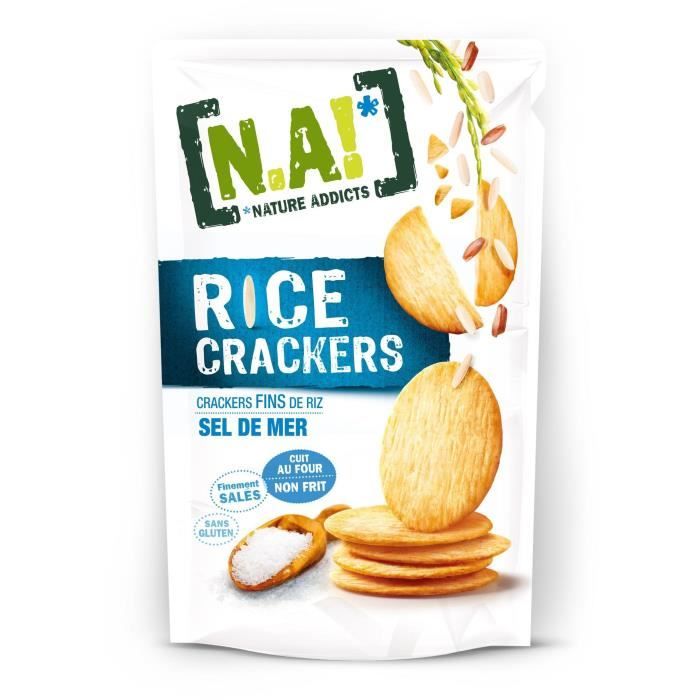 N.A Rice Crackers Sachet de Sel de Mer - 70 g