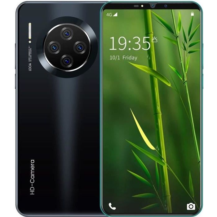 Mate33 Pro téléphone intelligent Android à écran tactile de 6,1 pouces avec processeur à dix cœurs et 1 Go + 8 Go de mémoire