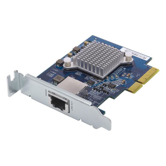 QNAP Carte Ethernet 10Go pour Server - QXG-10G1T - PCI Express 3.0 x4 - 1 Port - 1 - Paire torsadée