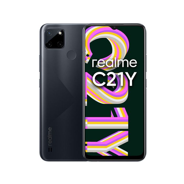 Realme C21Y noir 4Go+64Go smartphone FR plug