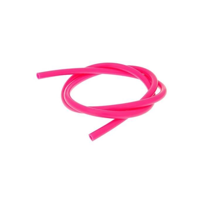 Durite d'essence rose fluo Ø5x8mm Replay pour moto 50 à boite scooter cyclo