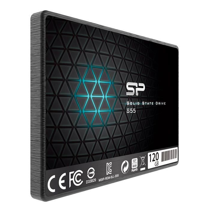 SSD interne 120Go 2.5-, SATA III, lecture 560 MB/Sec - SILICON POWER