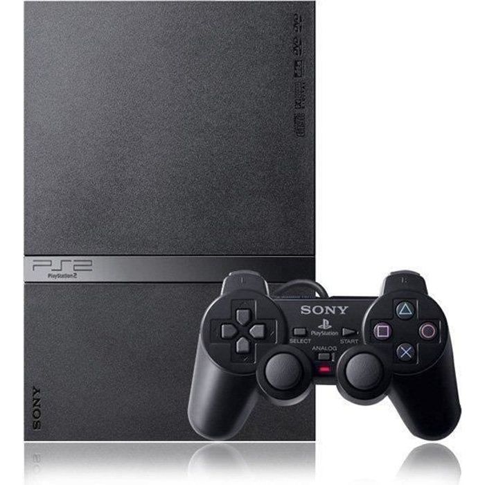 ps2 slim noire