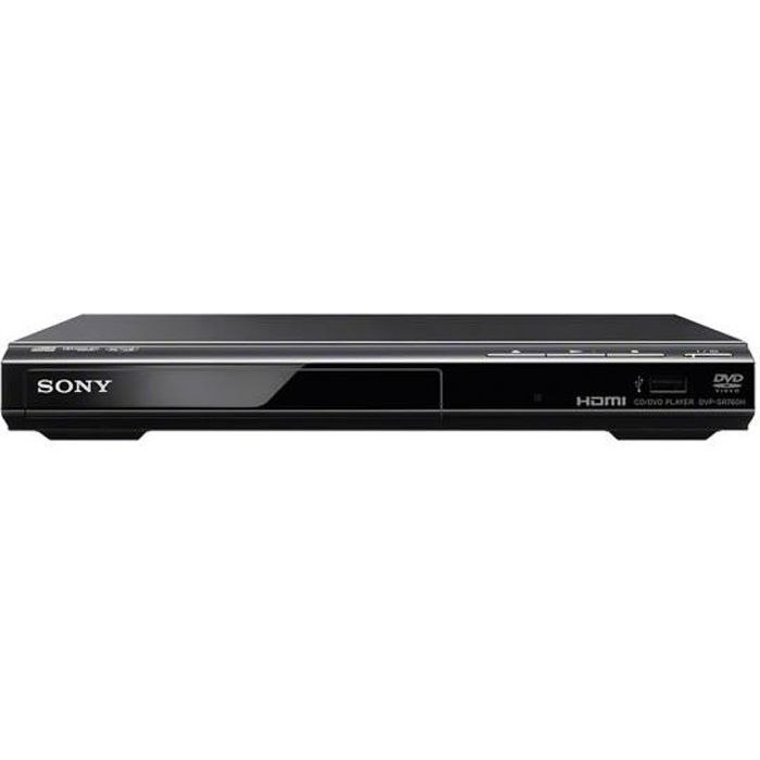 Sony DVP-SR760H Lecteur de DVD - Lecteur de CD (HDMI, Conversion ascendante 1080p, USB-Eingang, Lecture Xvid, Dolby Digital) noir