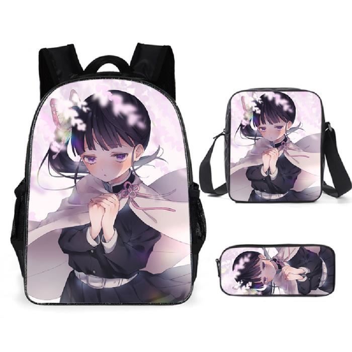 Demon Slayer Sacs D'école Cool Garçons Filles Anime Sac À Dos Scolaire Tueur de démons Enfants Backpack A47