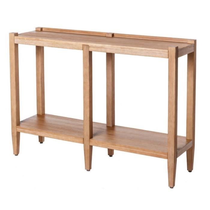 banc d'exterieur Console rectangulaire en Bois - HURAA - L 120 x l 35 x H 85