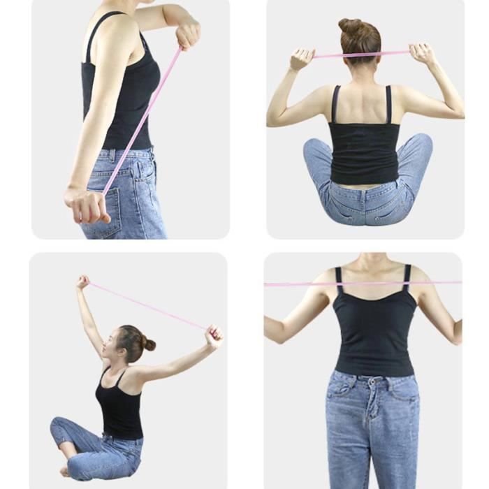 3pcs corde Yoga Fitness Bands Exercise pour GYM Home Sport TAPIS DE SOL - TAPIS DE GYM - TAPIS DE YOGA