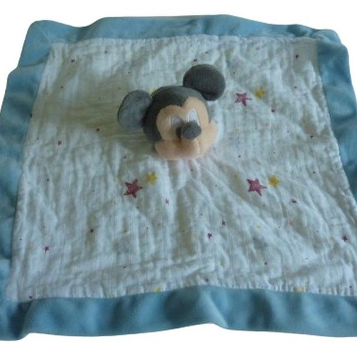Doudou souris Mickey plat comme neuf Disney