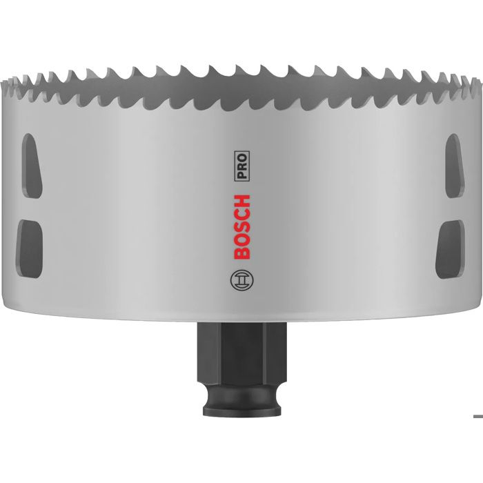 Scie à couronne BOSCH Matériaux 105 mm Acier à haute vitesse Longue durée de vie