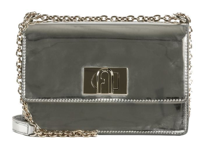 Sac Bandoulière FURLA 1927 Crossbody Bag 28 - Cuir Noir, Taille M - Neuf Avec étiquettes