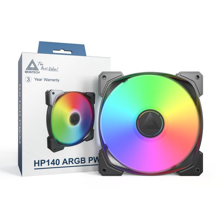 Montech HP140 PWM ARGB Ventilateur Neuf - vue 6