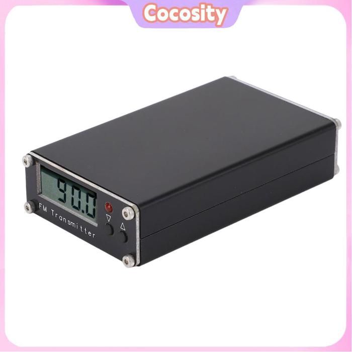 Cocosity Émetteur FM 0.5W Longue Portée 2KM 76-108MHz Station Stéréo pour voiture