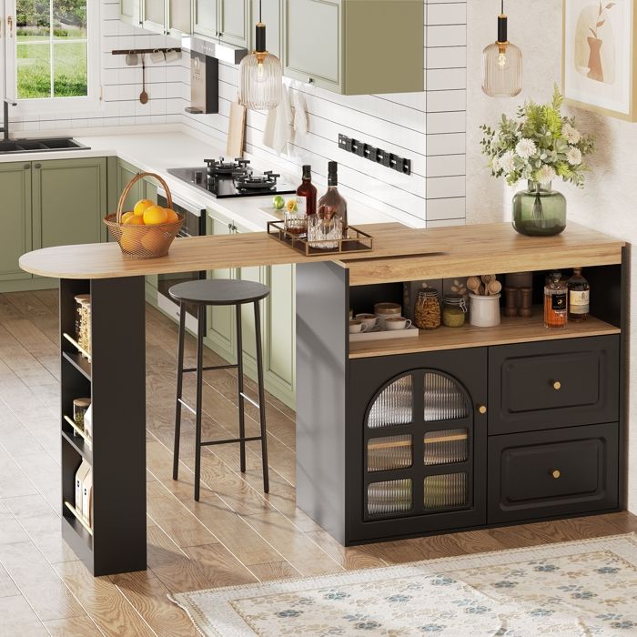 MENZZO Table haute bar style industriel