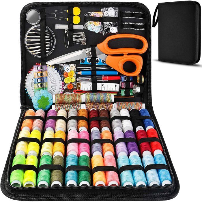 Lot De 12 Aiguilles à Grands Yeux En Acier Inox - Pour Couture Main, Tricot, Broderie - Inclut Crochet 2 Mm - Flacon De Rangement