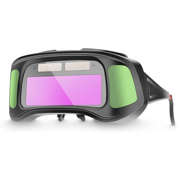 Lunettes de soudage professionnelles intelligentes anti-lumière forte équipées dun panneau de charge solaire Lunettes de soudage professionnelles intelligentes anti-lumière forte équipées dun panneau de charge solaire
