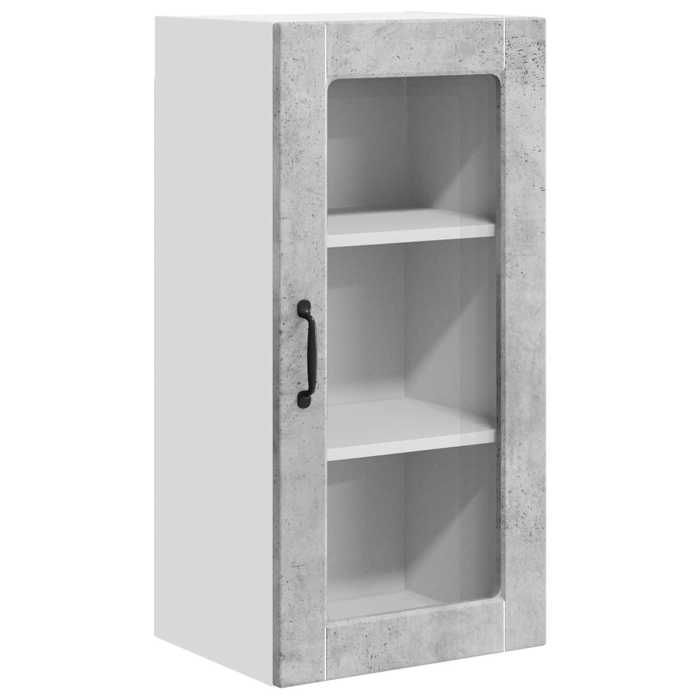 En solde Buffet de cuisine( 1 pc) Meuble bas/Armoire rangement Gris béton 40x31x80 cm Bois dingénierie A1745