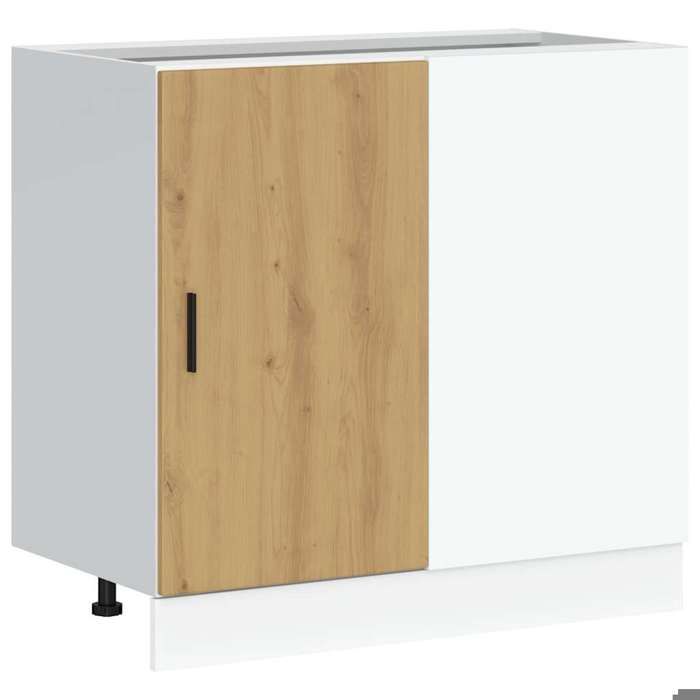 Mode Meuble rangement - vidaxl - Meuble sous évier Lyon Chêne artisanal Bois dingénierie - pour maison N1B11982