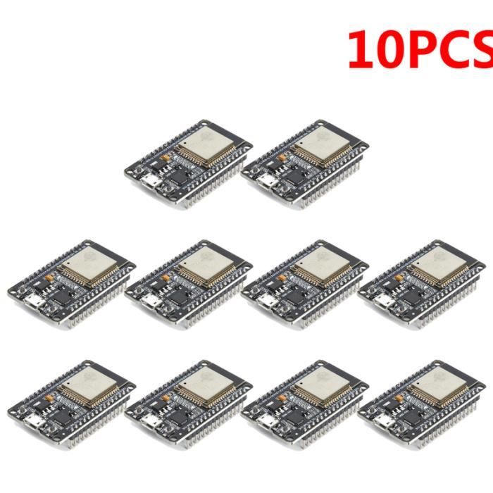 2 PCS-ESP32 Tech CP2102 NodeMCU-32S Lua 30Pin GPIO 1 dans 2 touristes ...