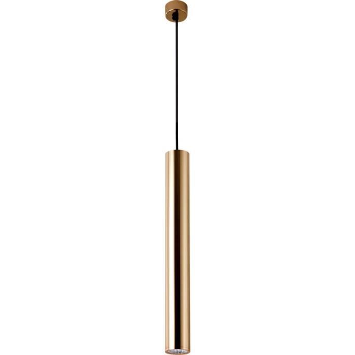 Lampe à suspension LED créative moderne comptoir de barre dor projecteur cylindrique Long Tube pendentif plafonnier réglable