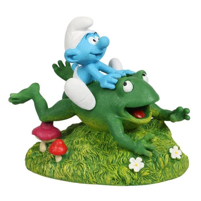 Figurine de collection Aqua Della Les Schtroumpfs sur la grenouille (2022)