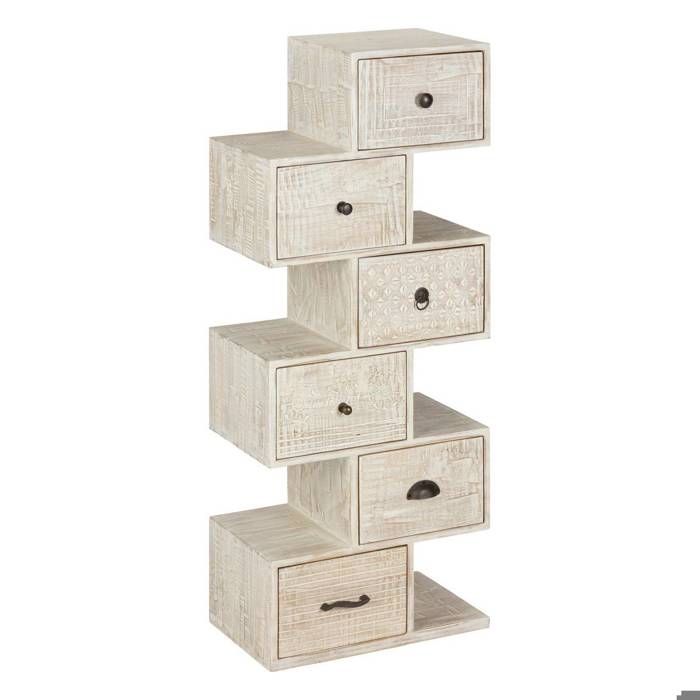 Chiffonnier Ajay manguier 6 tiroirs - Atmosphera Créateur dintérieur