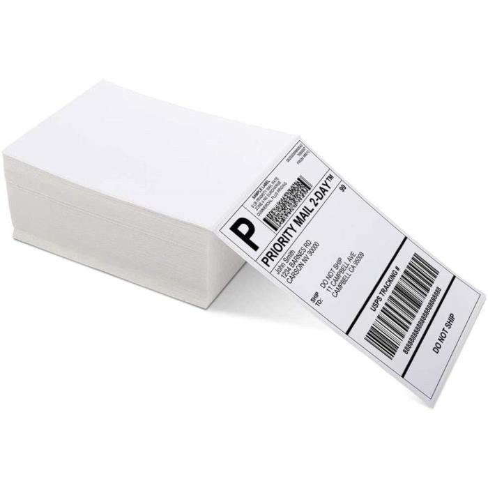 White Shipping Mailing Postage Labels 