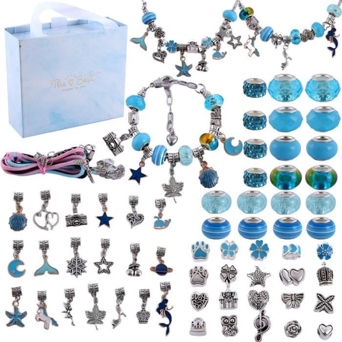 Cadeau Fille 513 Ans Enfant Jouet Bijoux DIY Charms Bracelet Kit