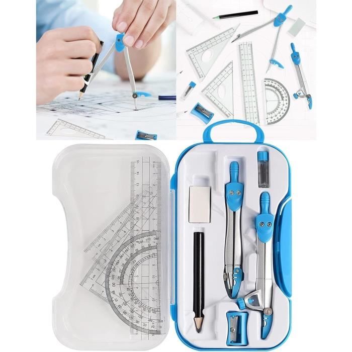 Kit Geometrie Compass Kit De Géométrie Mathématique Rapporteur Boussole