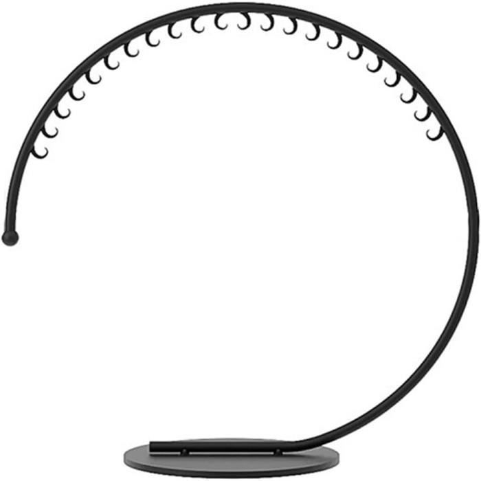 TIEOU Portant à Vêtements Doré Avec Étagère - Porte-Vêtements Autoportant Pour Boutiques, Porte-Manteau En Métal