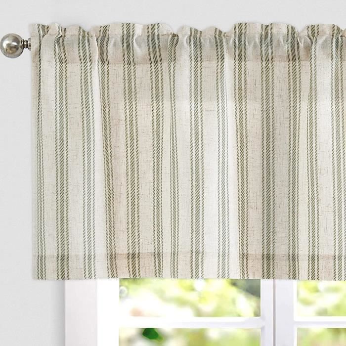 Rideau Brise-bise Motif Chouette - 40x60 Cm, Transparent - Pour Petite Fenêtre, Cuisine, Salle De Bain - 6