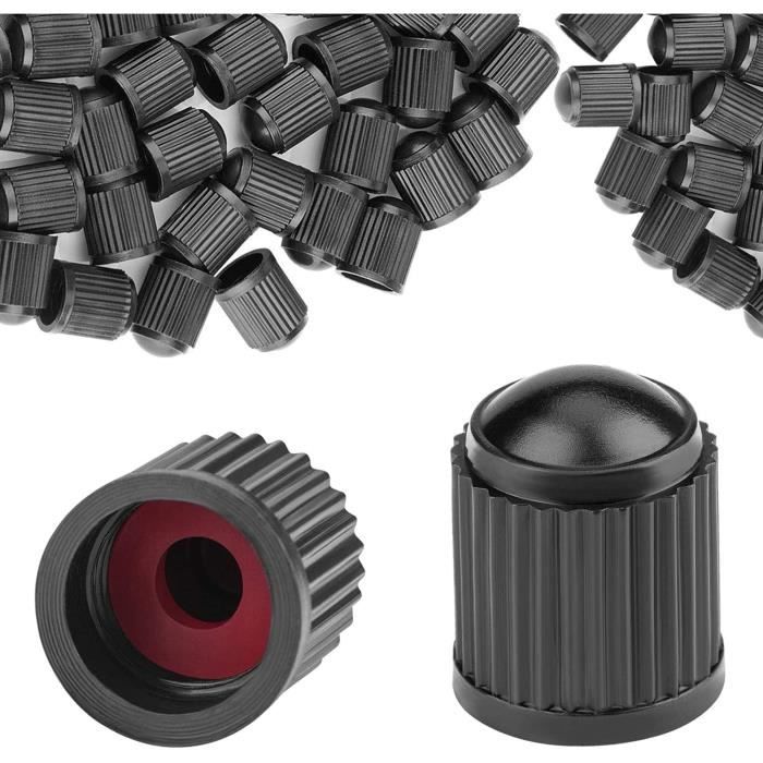 Lot de 2 bouchons de valve de pneu sans chambre à air en alliage d'aluminium coudé à 90 degrés Argenté