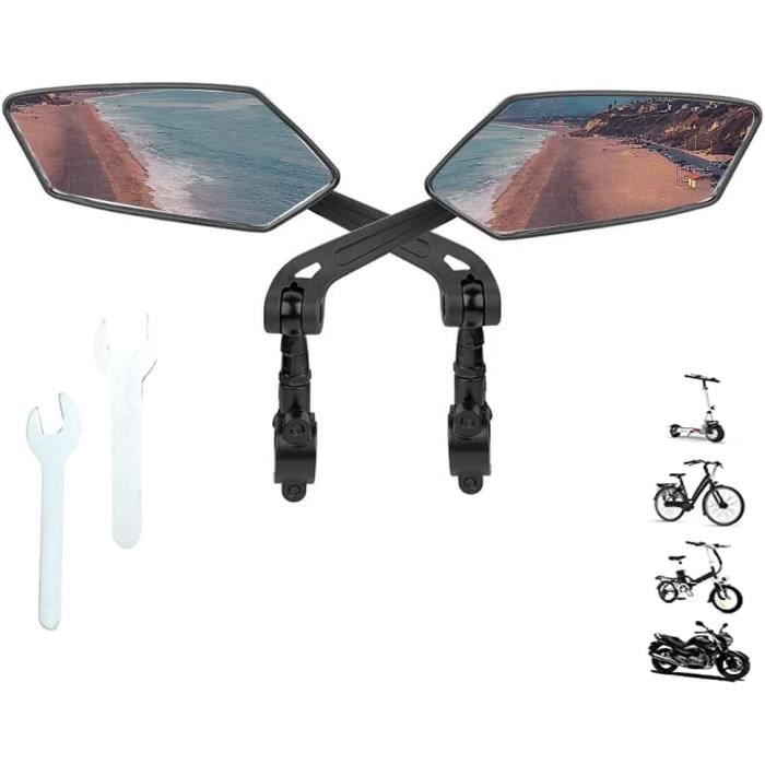 Miroir Miroir vélo Guidon vélo rétroviseur Rétroviseur intérieur en