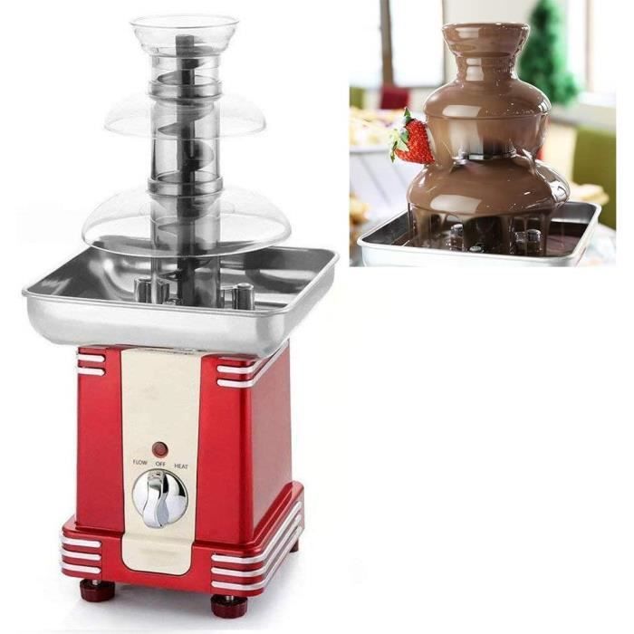 Fondue Fontaine à Chocolat, Fondue électrique pour Cascade à Fondue au