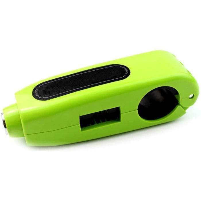 Serrure Antivol Pour Poignée De Guidon Moto - AUFER, Aluminium Rouge - Garantie 1 An