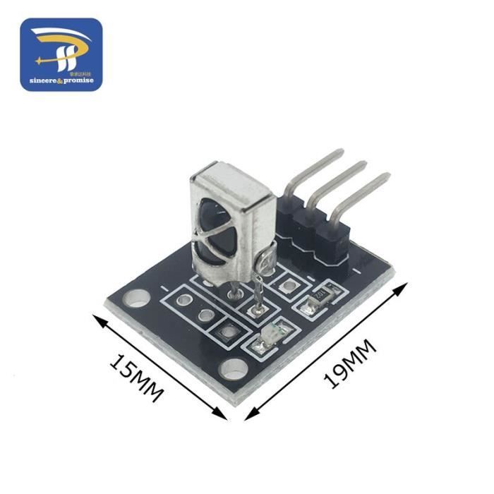 10 pièces 1838T capteur infrarouge récepteur Module carte télécommande  capteur IR avec câble pour Arduino