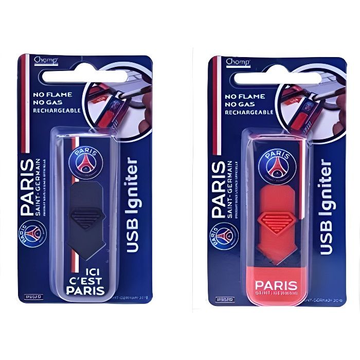 Collection Officielle Paris Saint Germain 2 x Briquet PSG